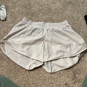 White lululemon shorts